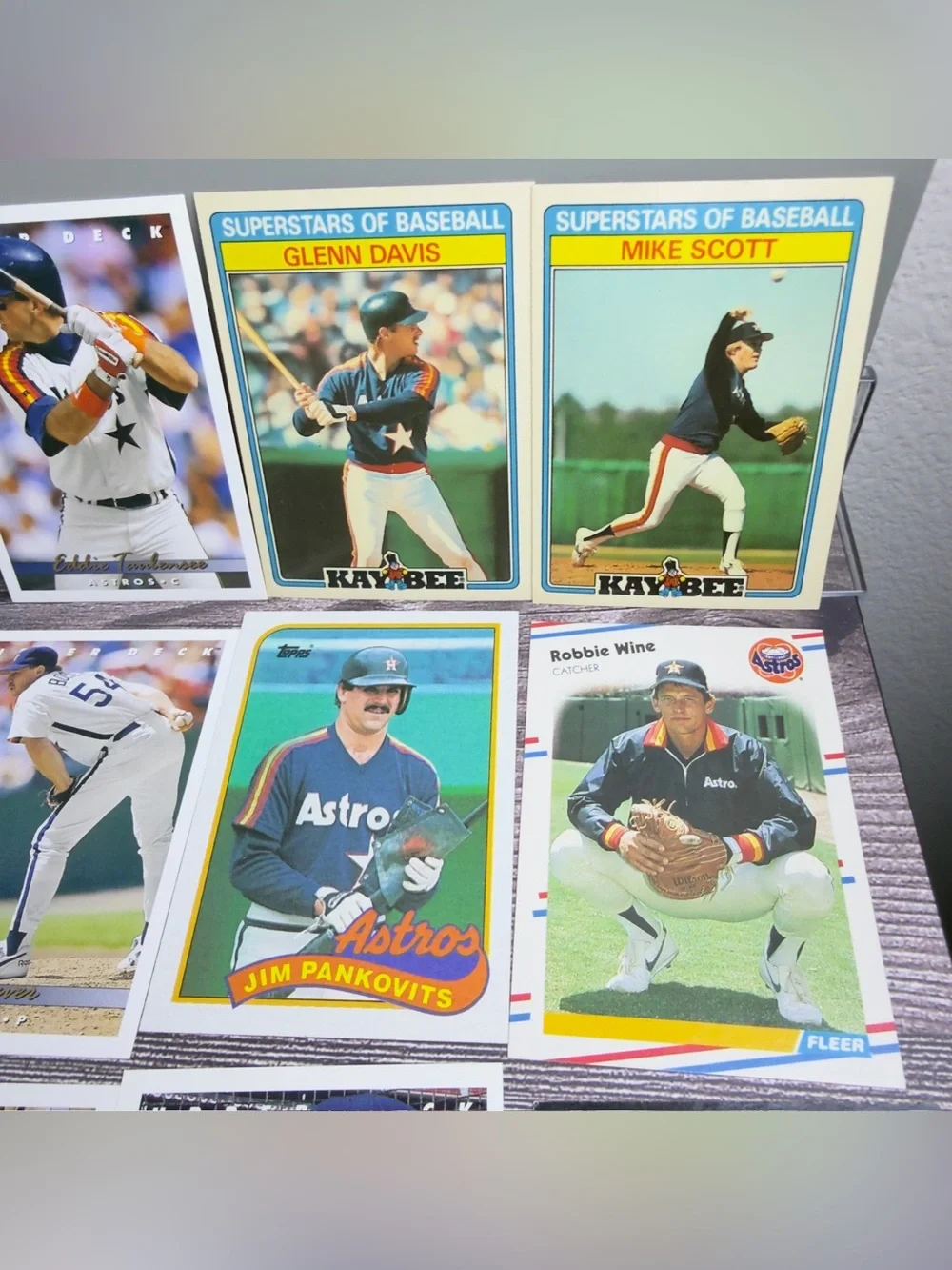Houston Astros Card Lot of 24 Nolan Ryan Whataburger Hologram +